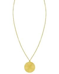 Tresorra - 14K Radiating Circle Necklace - Lyst
