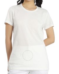 Moncler - Logo Patch Sleeve T-shirt - Lyst