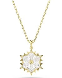 Swarovski - Magic Pendant, Mixed Cuts, Snowflake, 18K Finish - Lyst