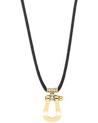 Fred - Force 10 18K Diamond Pendant - Lyst