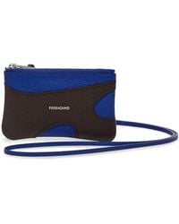 Ferragamo - Logo Stamp Leather Cardholder - Lyst