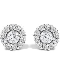 Haus of Brilliance - 10K 1 1/2 Cttw Lab Grown Diamond Halo Stud Earrings - Lyst