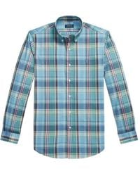 Polo Ralph Lauren - Custom Fit Plaid Poplin Shirt - Lyst