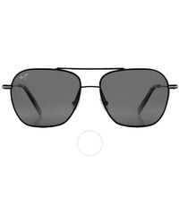 Maui Jim - Mano Neutral Grey Navigator Sunglasses 877-02 57 - Lyst