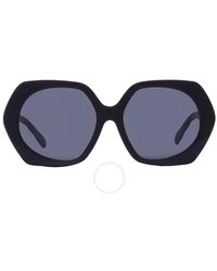 Tory Burch - Kira Oversized Geometric Sunglasses - Lyst