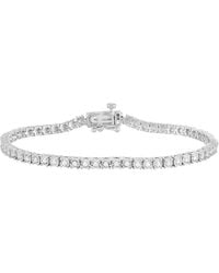 Brilliant Diamond - Sterling 0.25 Cttw Lab Grown Diamond Tennis Bracelet For - Lyst