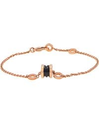 BVLGARI - B.Zero1 18K Rose Bracelet - Lyst