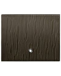 Montblanc - Khaki 4810 Leather Bi-Fold Wallet - Lyst