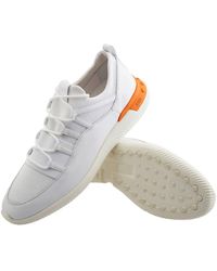 Tod's - No Code 01 Leather And High Tech Fabric Sneakers - Lyst