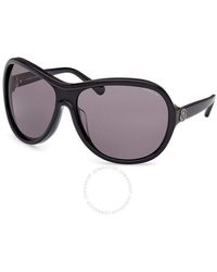Moncler - Smoke Oversized Sunglasses Ml0284 01a 69 - Lyst