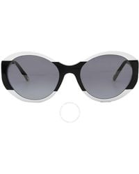 Marc Jacobs - Grey Sf Gold Sp Round Sunglasses Marc 520/s 080s/fq 56 - Lyst