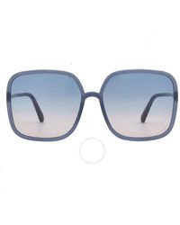 Dior - Stellaire Blue Pink Gradient Sport Sunglasses Cd40006u 92w 59 - Lyst
