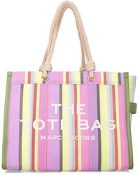 Marc Jacobs - The Tote Bag Large Striped Muti Pvc Shoulder - Lyst