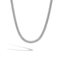 John Hardy - Classic Chain Oval Sterling Necklace - Lyst