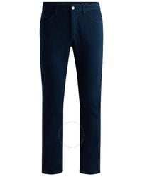 BOSS - Long Slim-Fit Denim Jeans - Lyst