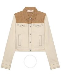 Marni - Ladies Cotton Blend Outerwear Coats & Jackets, Brand Size 40 (Us - Lyst
