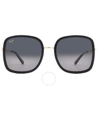 Maui Jim - Pua Neutral Grey Square Sunglasses Gs865-02 55 - Lyst
