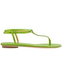 Giannico - Ladies Kai Flip Flops Leather Flats, Brand Size 38 (Us - Lyst