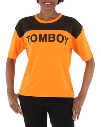 Filles A Papa - Jersey T-Shirt With Tomboy, Brand Size 2 - Lyst