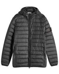 Stone Island - Lightweight Hooded Down Jacket - Lyst