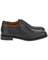 Ferragamo - Angiolo Plain Toe Leather Oxfords - Lyst