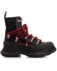 McQueen - Tread Slick Hiker Ankle Boots, Brand Size 35 Us - Lyst