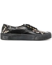 Bally - Lyder Snakeskin-Effect Low-Top Sneakers - Lyst