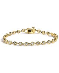 Haus of Brilliance - 10K 1 1/2 Cttw Lab Grown Diamond Bezel Link Bracelet - Lyst