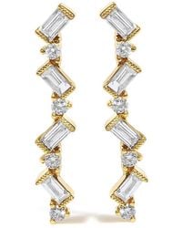 Haus of Brilliance - 14K 1/2 Cttw Diamond Zig Zag Drop Earrings (I-J Color, Si2-I1 Clarity) - Lyst