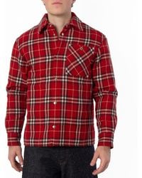 Burberry - Check Wool Flannel Overshirt - Lyst