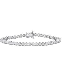 Created Forever - 2 1/2 Ct Tdw Lab-Created Diamond Tennis Bracelet - Lyst