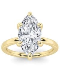 Mure And Co - 1.5Ctw Marquise Shaped Lab Grown Diamond Classic Solitaire Ring - Lyst