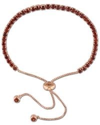 Amour - 3 3/4 Ct Tgw Garnet Tassel Bolo Bracelet - Lyst