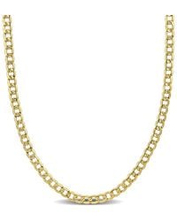 Amour - 4Mm Curb Link Chain Necklace - Lyst