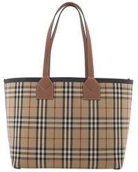 Burberry - Ladies Medium London Check-Pattern Tote Bag - Lyst
