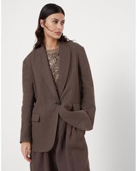 Brunello Cucinelli - Relaxed Cotton Blazer, Brand Size 42 (Us - Lyst