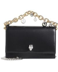 McQueen - Small Skull Clutch - Lyst