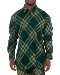 Burberry - Ombre Check Ekd Wool Shirt - Lyst