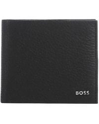 BOSS - New Crosstown Leather Bifold Wallet - Lyst