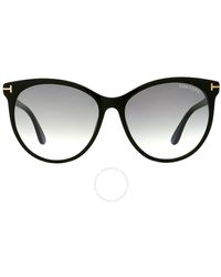 Tom Ford - Maxim Gradient Smoke Cat Eye Sunglasses Ft0787 01b 59 - Lyst
