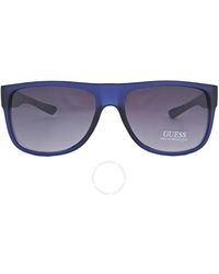 Guess Factory - Browline Sunglasses Gf0187 91b 59 - Lyst