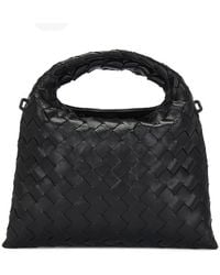 Bottega Veneta - Intrecciato Mini Hop Crossbody Bag - Lyst
