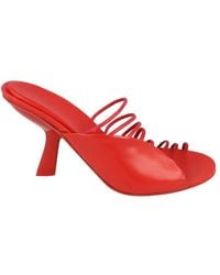 Ferragamo - Altaire Strappy Leather Sandals - Lyst