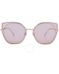 Chopard - Pink Mirror Cat Eye Sunglasses Schf74m 8fcx 59 - Lyst