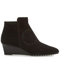 Tod's - S Suede Wedge Bootie - Lyst