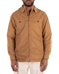 Ferragamo - Ferragamo Detachable Hood Long Sleeve Jacket - Lyst