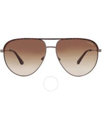 Guess - Brown Pilot Sunglasses Gf5083 08f 62 - Lyst