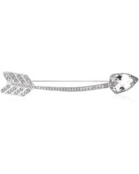 Swarovski - Idyllia Mixed Cuts Arrow Brooch - Lyst