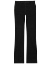 Saint Laurent - Low-Rise Bootcut Pants, Waist - Lyst