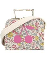 Bonpoint - Aimane Floral-Print Cotton Shoulder Bag - Lyst